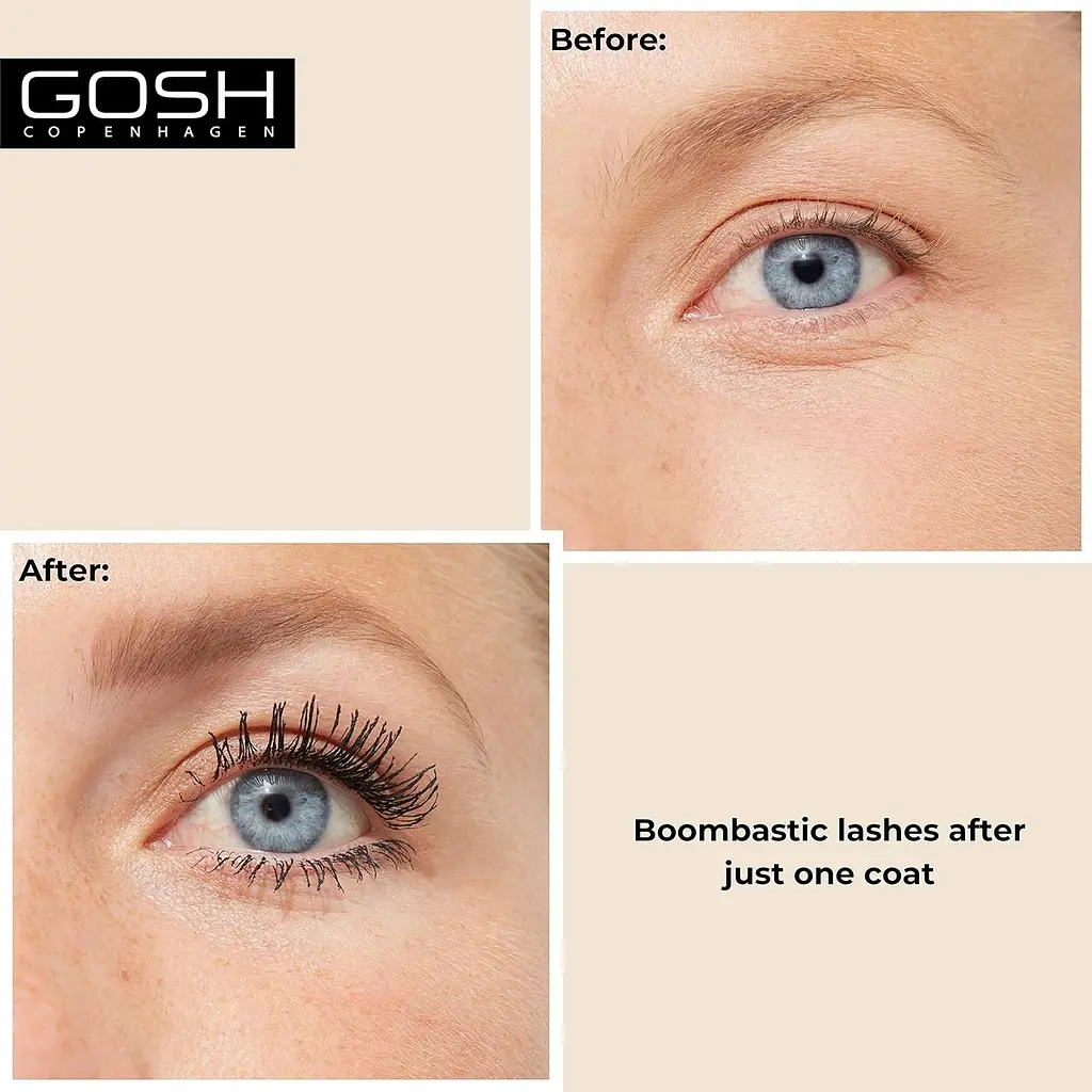 Тушь для ресниц Gosh Boombastic XXL Volume Mascara, черный, 13 мл - фото 3