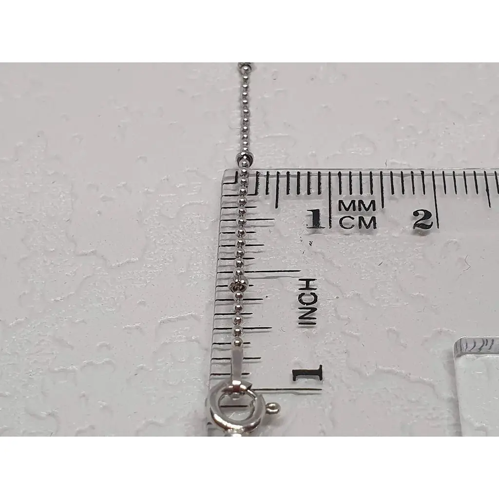 Срібний ланцюжок Аметист Перлина 25060РШ 45 - фото 4