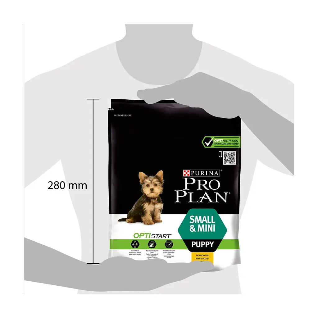 Сухий корм для собак Purina Pro Plan Dog Small&Mini Puppy з куркою і рисом 700 г (7613035118744) - фото 2