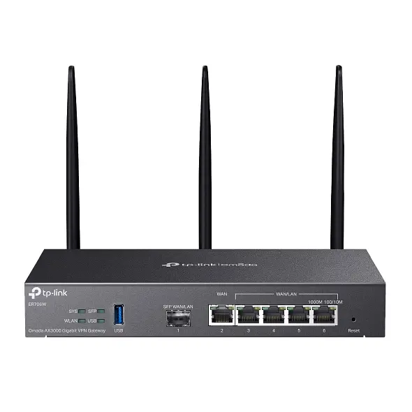 Мультисервісний Маршрутизатор ER706W AX3000 4xGE LAN/WAN, 1xGE WAN, 1xSFP, 1xUSB3.0 TP-Link teh0017273 - фото 2