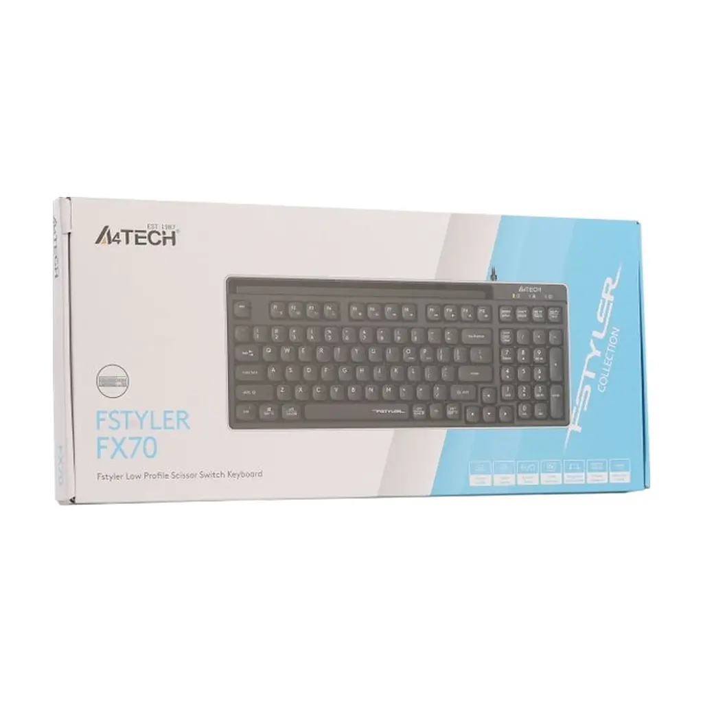 Клавіатура A4Tech FX70 USB Black (4711421001861) - фото 9