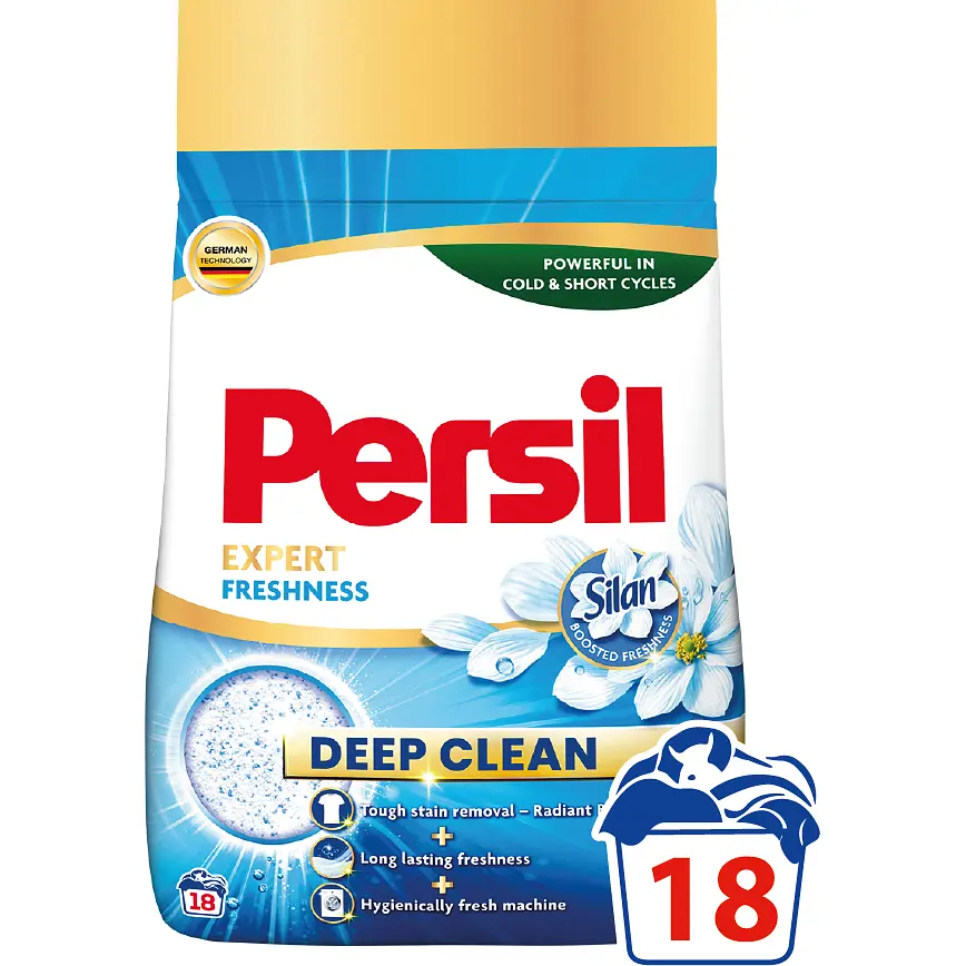 Пральний порошок Persil Expert Deep Clean Автомат Свіжість від Silan 18 циклів прання 2.7 кг