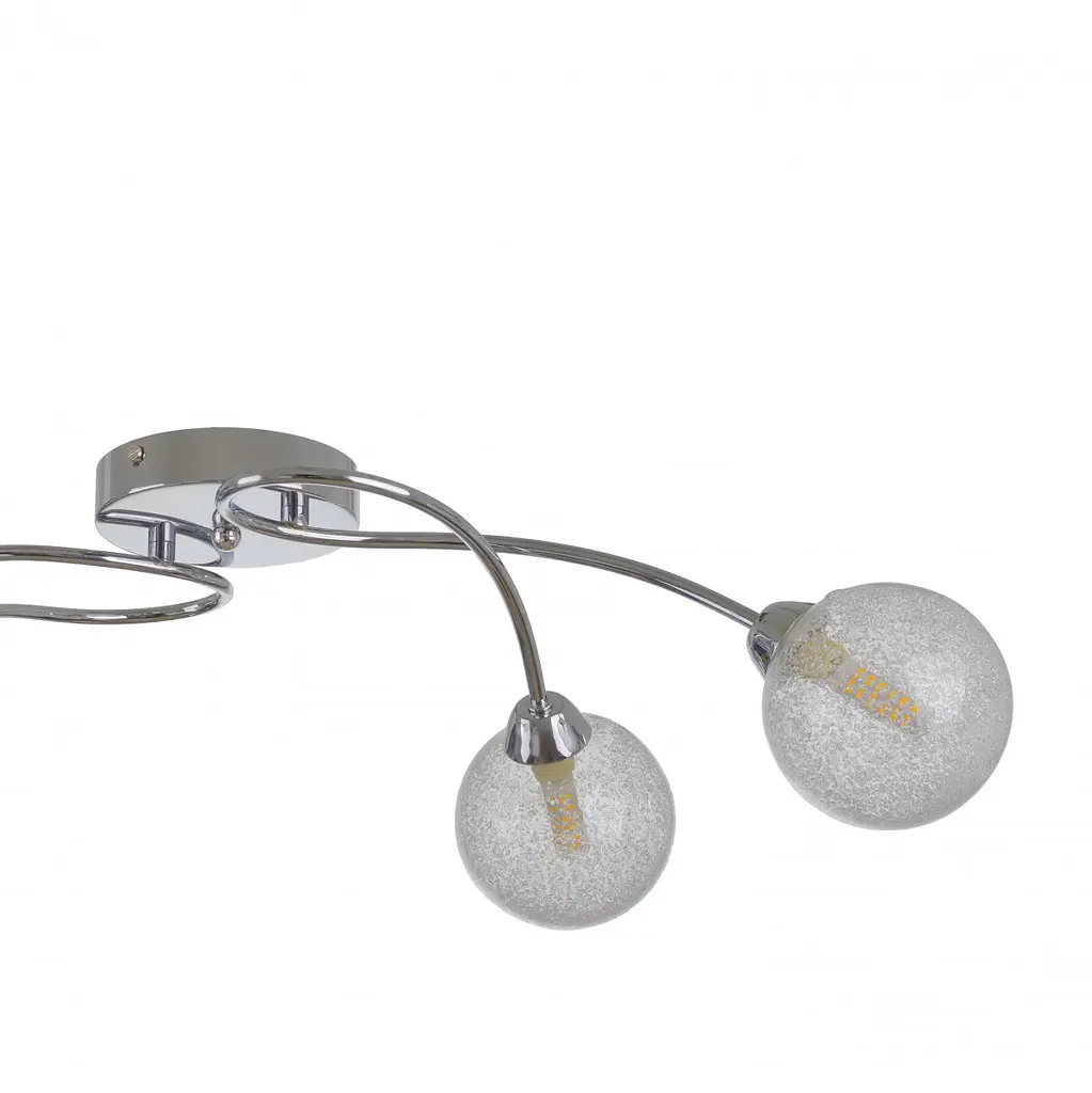 Люстра потолочная Brille галогенная G9 40W CH (LK-693C/4) - фото 4