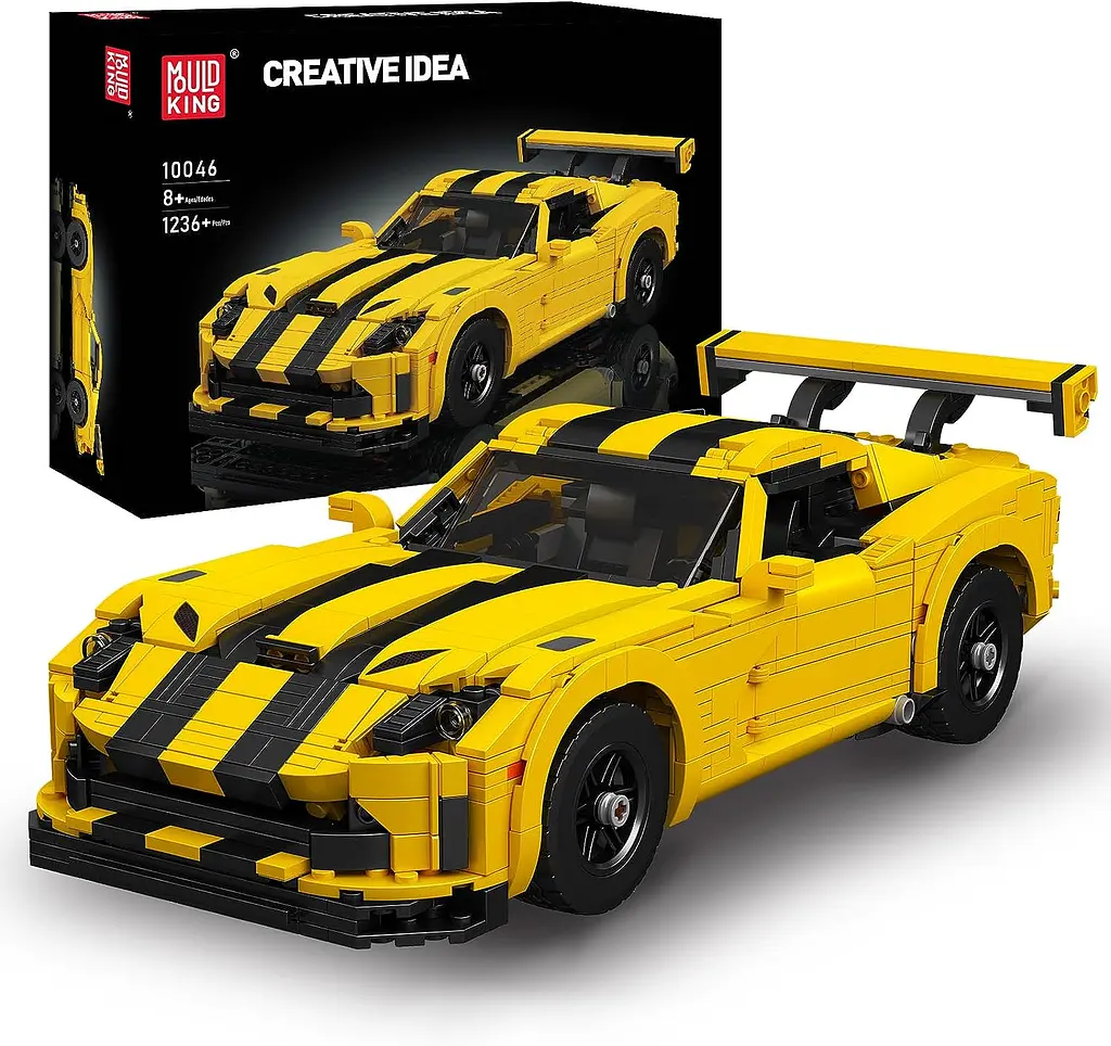 Конструктор машина MOULD KING  DODGE VIPER додж   для дітей та дорослих 1236 деталей - фото 2