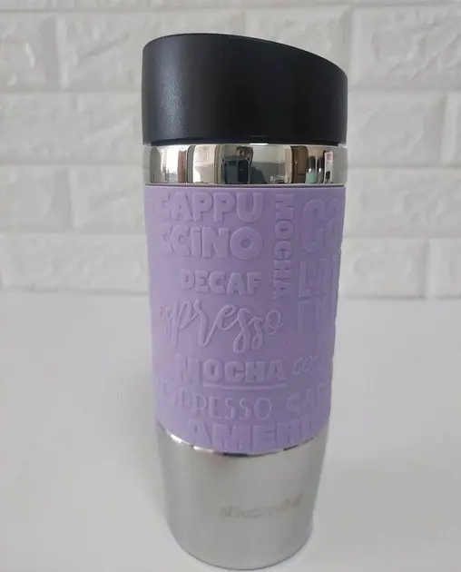 Термокухоль Kamille KM-2153-Violet 380 мл фіолетовий