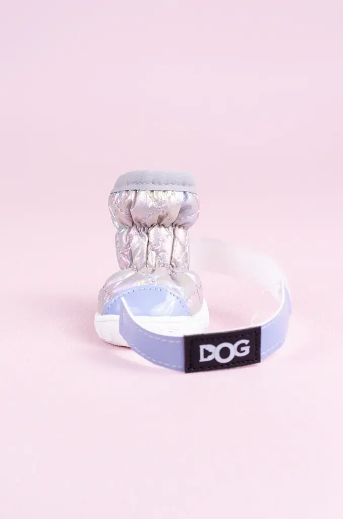 Фіолетове зимове взуття на флісі для собак «DOG» розмір 3 - фото 3