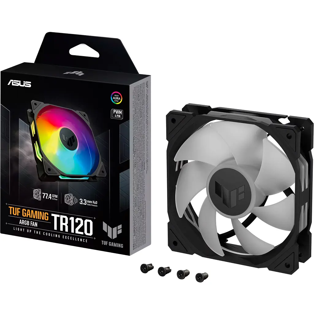 Кулер до корпусу ASUS TUF GAMING TR120 FAN ARGB BLACK (90DA0090-B09000) - фото 10