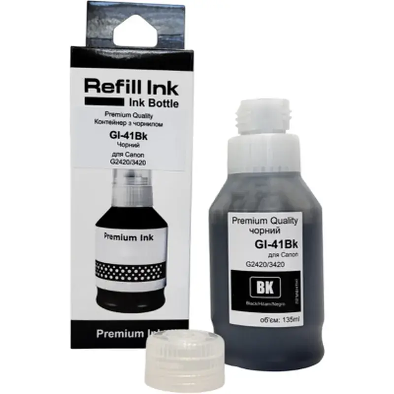 Чорнило Premium Quality Canon GI-41Bk 135мл Black (70264923)