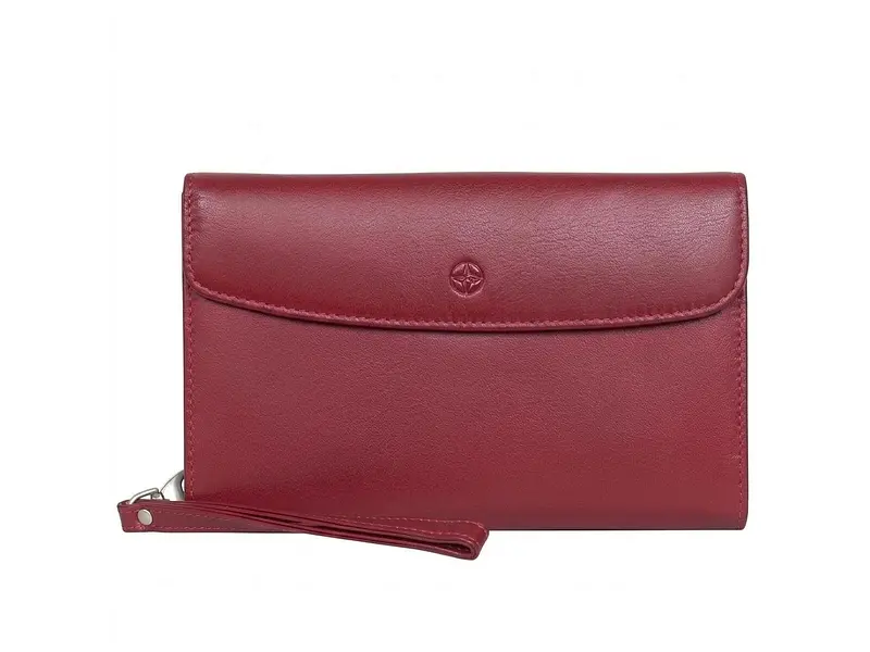 Портмоне-клатч унісекс із натуральної шкіри Cortina 5073 rosso червоне 19×12 см TONY PEROTTI acs0032615 - фото 2