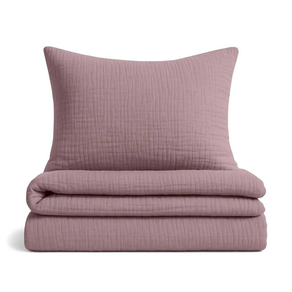 Дитяча постіль Cosas Camellia без простирадла муслін 110х140 см (Set_Muslin_012Camellia_140_2)