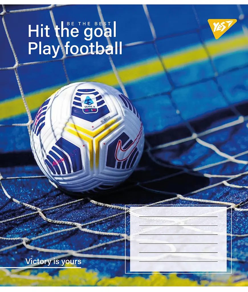Набір зошитів Yes Hit the goal А5 в клітинку 60 аркушів 10 шт. (767400) - фото 2