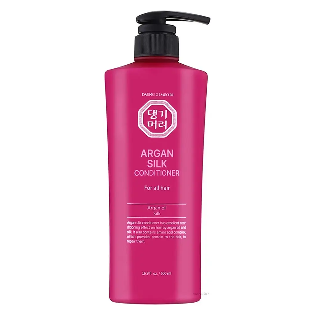 DAENG GI MEO RI Argan Silk Conditioner аргановий кондиціонер з екстрактом шовку для всіх типів волосся 500 мл