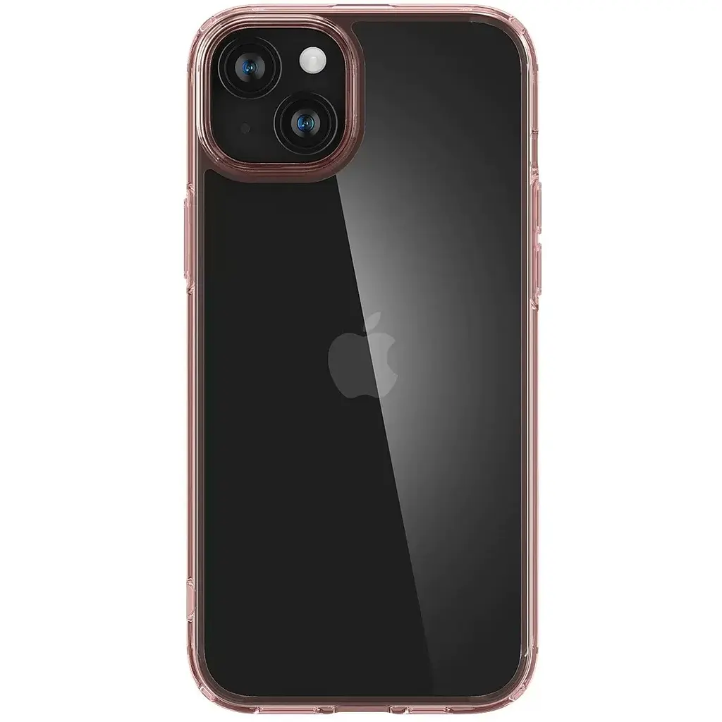 Противоударный прозрачный чехол Spigen Ultra Hybrid для iPhone 15 Rose Crystal ACS06795 - фото 6