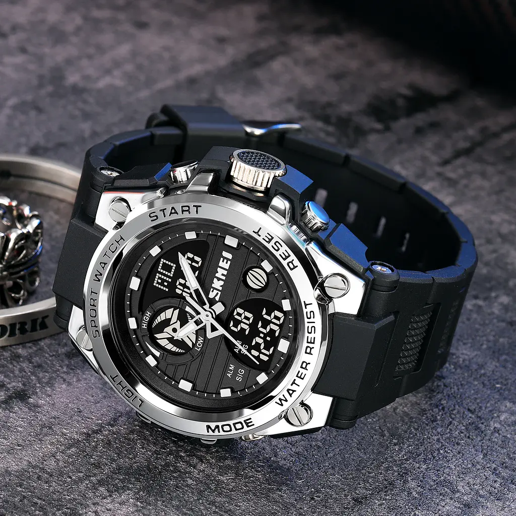 Наручний годинник чоловічий 2031SI Silver Skmei acs0030370 - фото 4