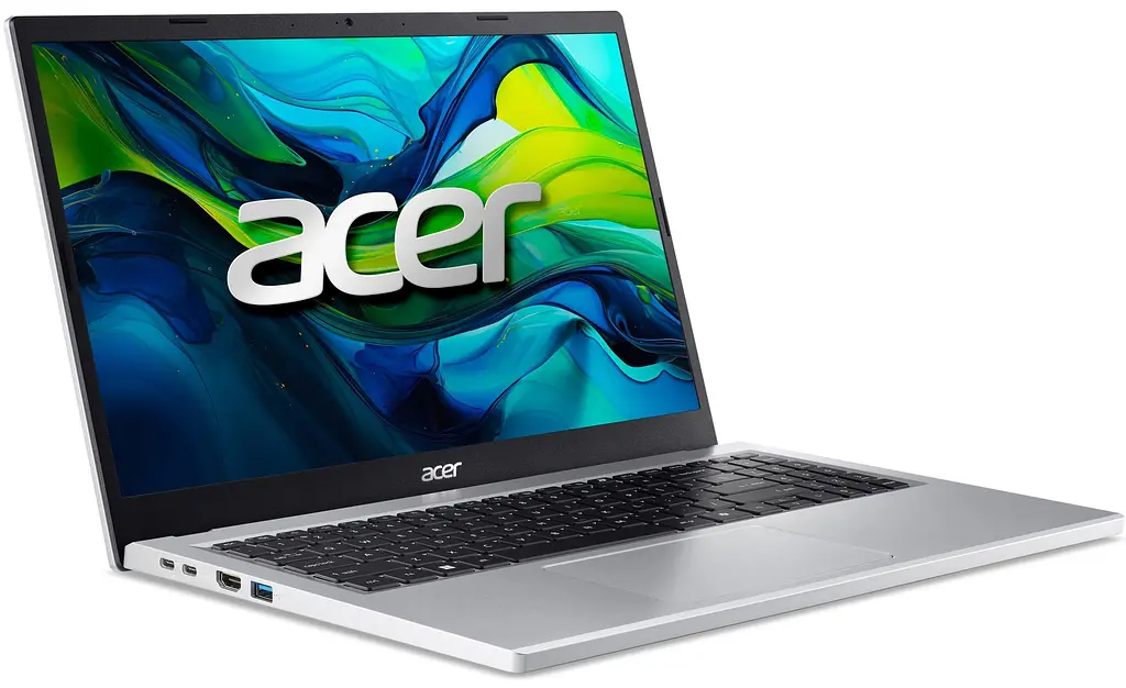 Ноутбук Acer Aspire Go AG15-32P 15.6 FHD IPS, Intel 3-N355, 16GB, F512GB, UMA, Lin, серебристый (NX.J8XEU.001) - фото 2