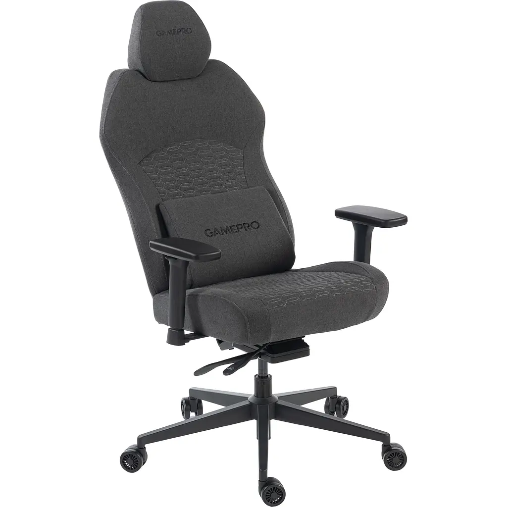 Крісло ігрове GamePro GC775G Grey fabric (GC775G) - фото 3