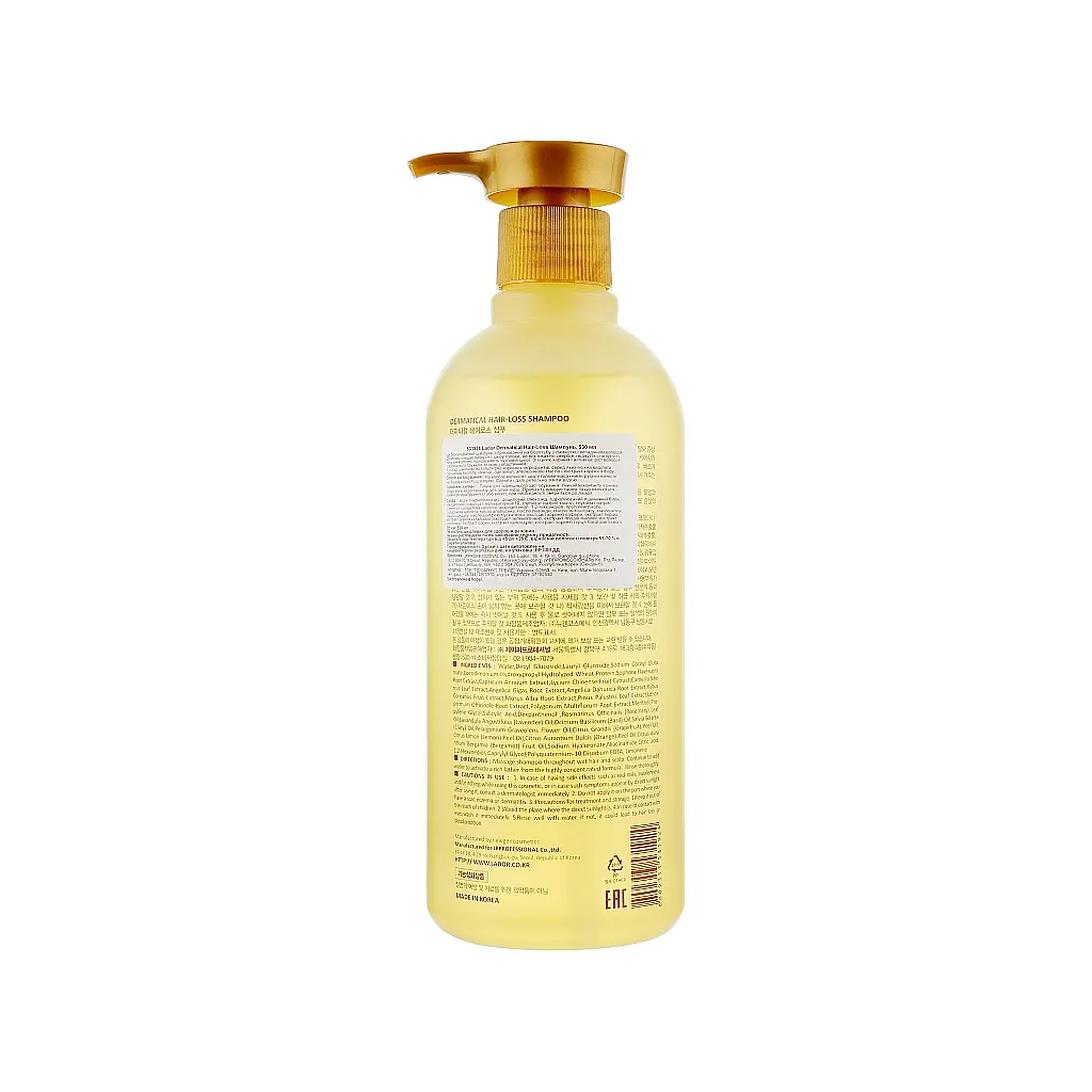 Шампунь La'dor Dermatical Hair-loss Shampoo Проти випадіння волосся 530 мл (8809353531924) - фото 2