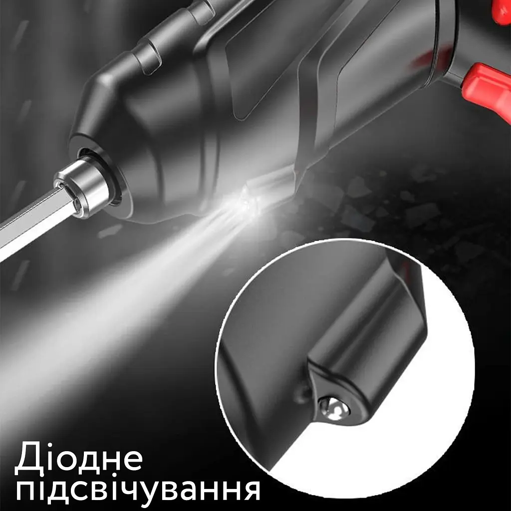 Електрична викрутка трансформер, 48 елементів, міні-шуруповерт - фото 7