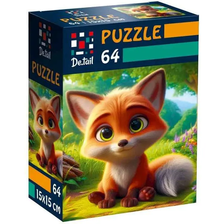 Пазли VLADI TOYS Допитливе лисеня DT1234-07
