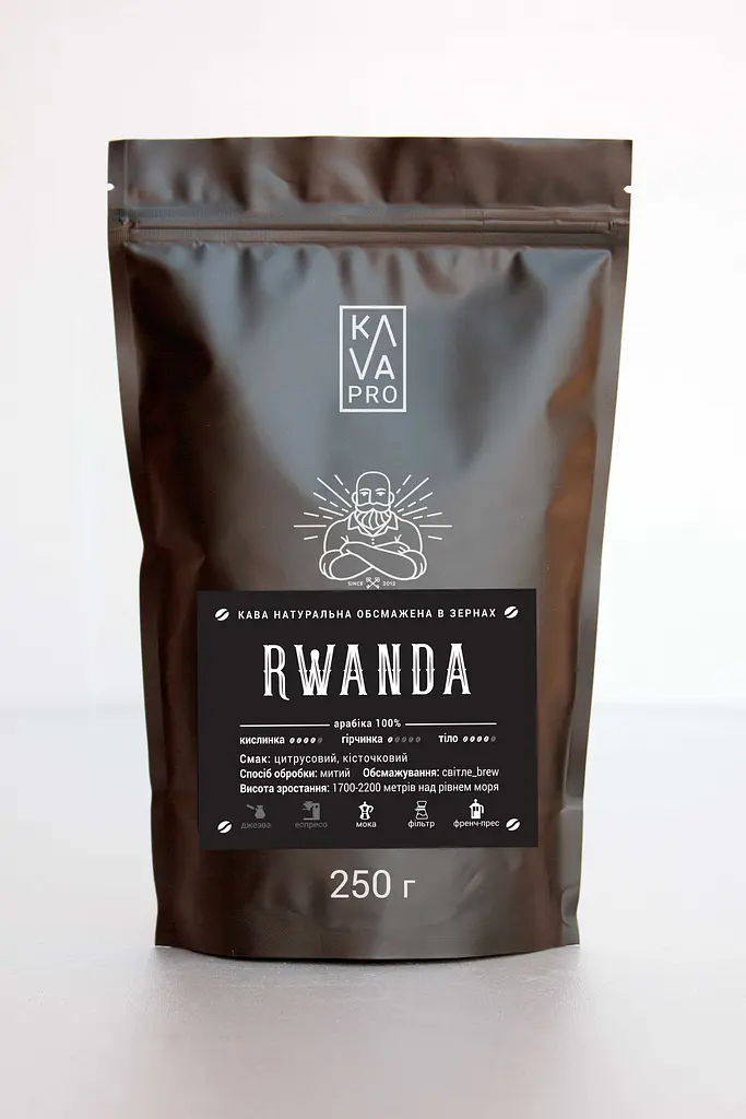 Rwanda brew кава мелена 0,25 кг