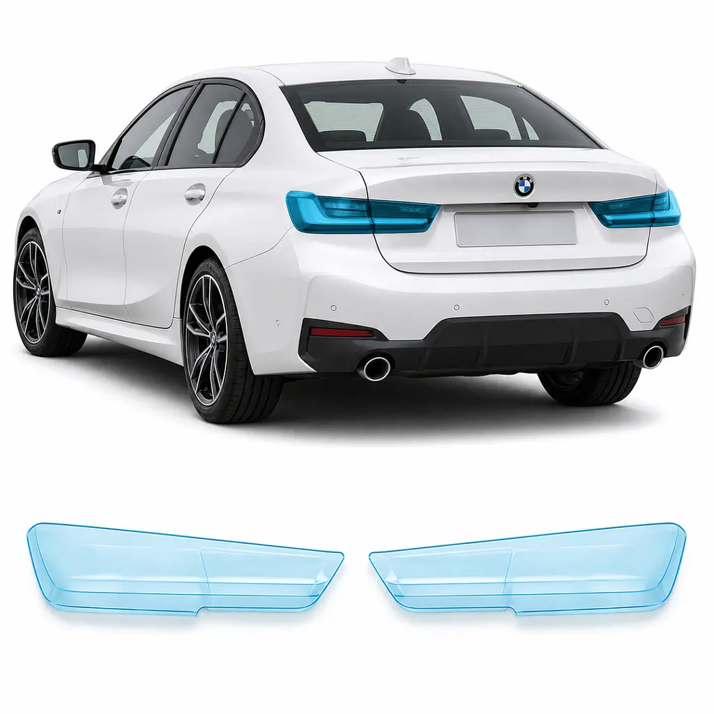 Антигравійна захисна бронеплівка за лекалами для BMW 3 Series G20 facelift 2022- задні ліхтарі стопи