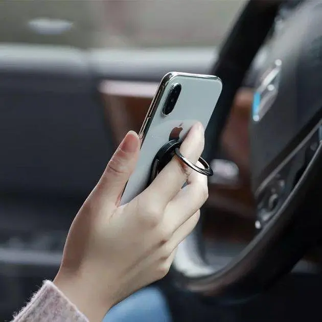 Тримач для телефону кільце REMAX RL-BK01 на повітропровід,палець (червоний) - фото 4