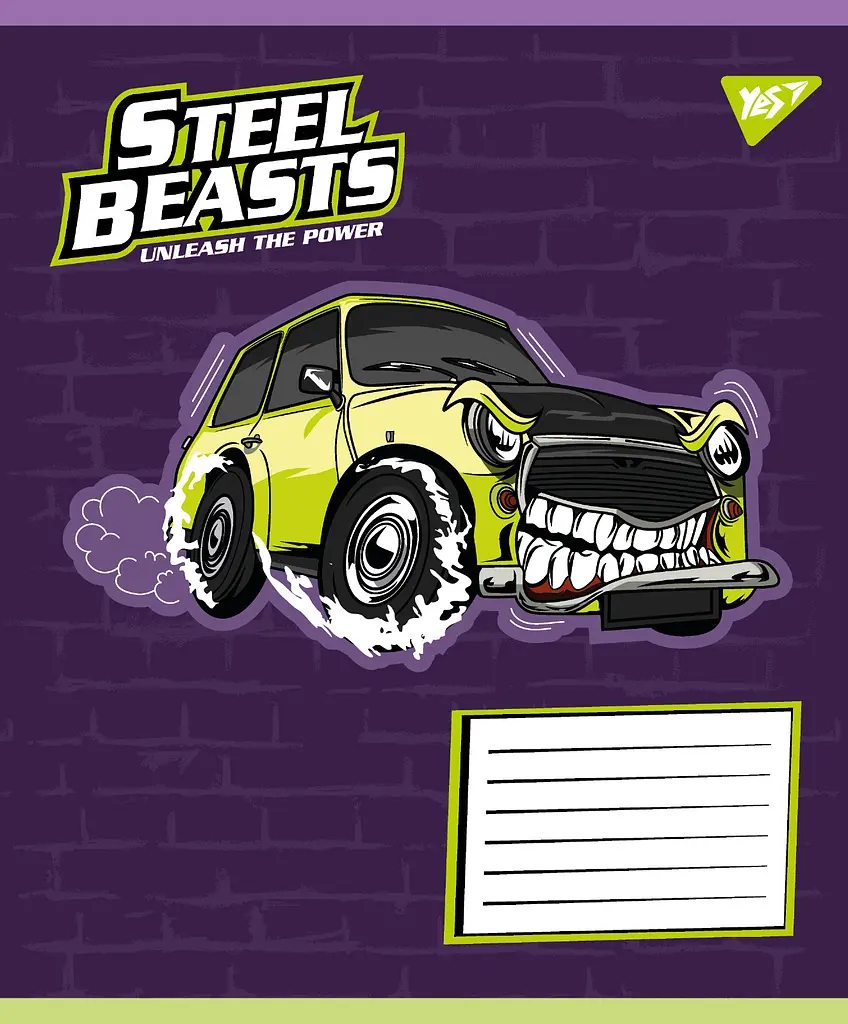 Набір зошитів шкільних YES А5/12 лінія Steel Beasts 25 шт (767710) - фото 6