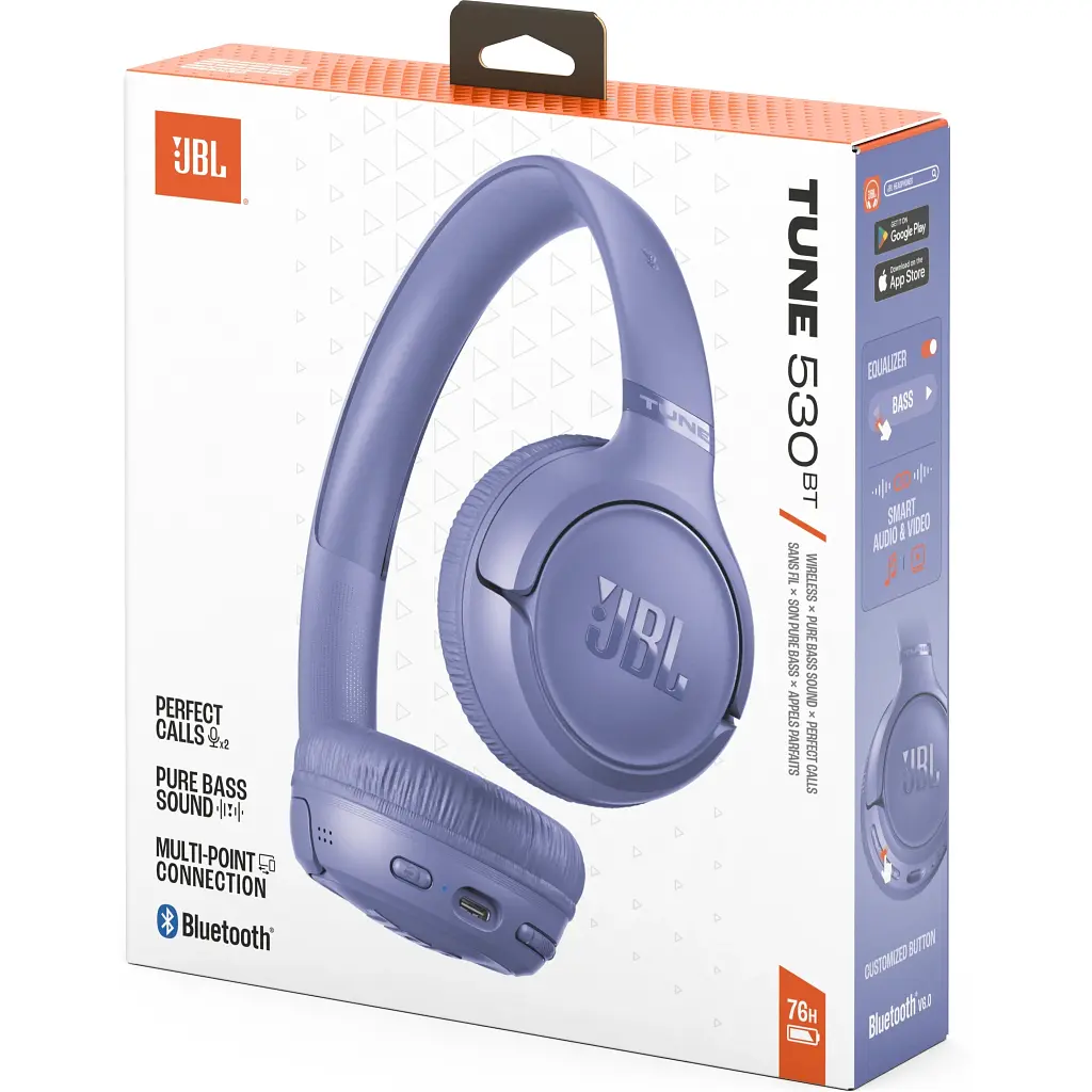 Навушники JBL Tune 530BT Lavender (JBLT530BTLAVEU) - фото 11