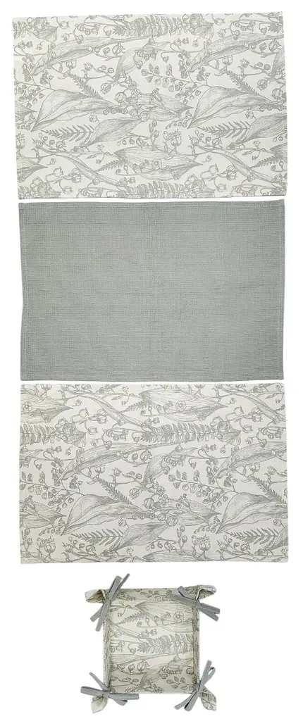 Набір рушників Soho 40x60см Grey 3 шт pbe0050665 - фото 4