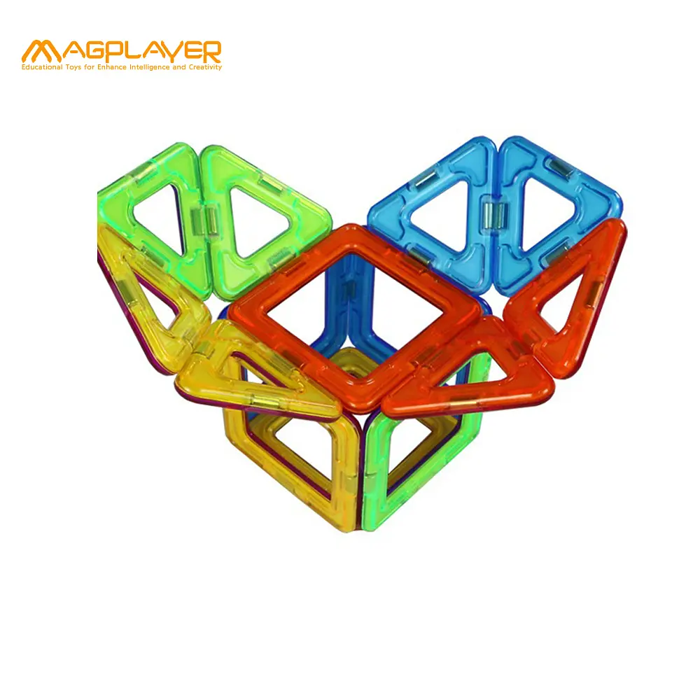Магнитный конструктор, набор из 14 элементов MagPlayer det0017953 - фото 6