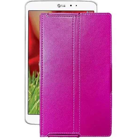 Чехол StatusCASE из экокожи для планшета LG G Pad 8.3 v500 Розовый - фото 1