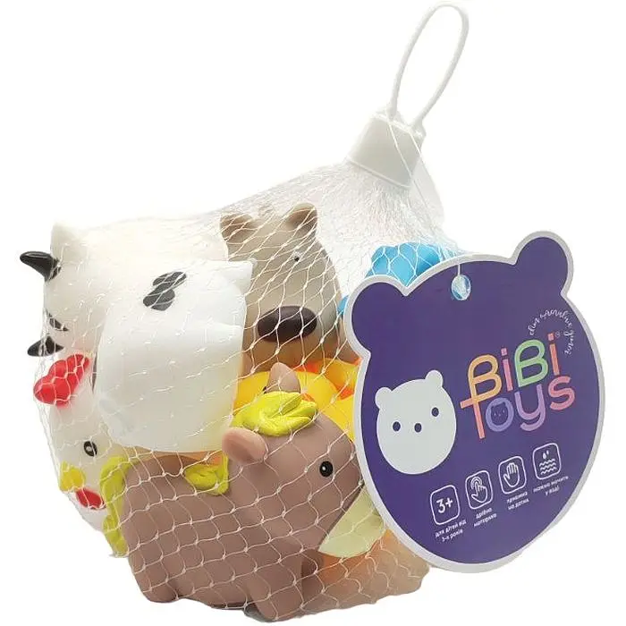 Набір іграшок для купання Bibi Toys Свійські тварини 8 шт. (760936BT) - фото 9