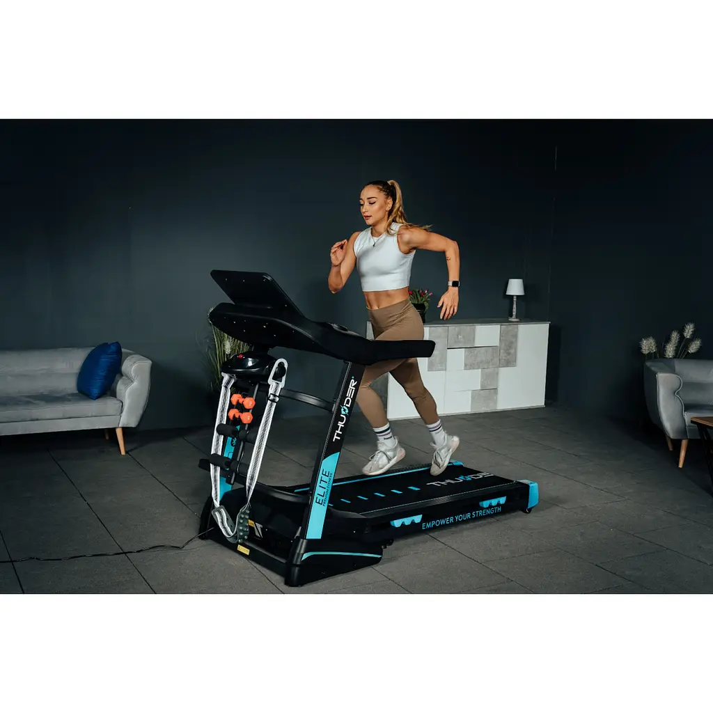 Беговая дорожка THUNDER Elite-DS Black - фото 2