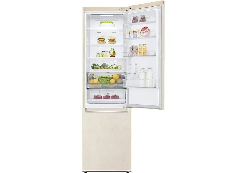 Холодильник з морозильною камерою LG GC-B509MEWM - фото 3