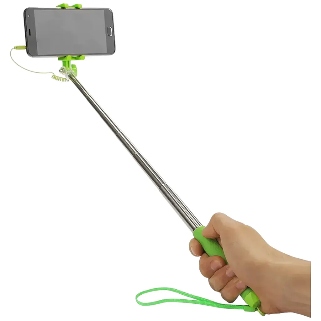 Монопод Toto MK-05 mini AUX cable green - фото 4