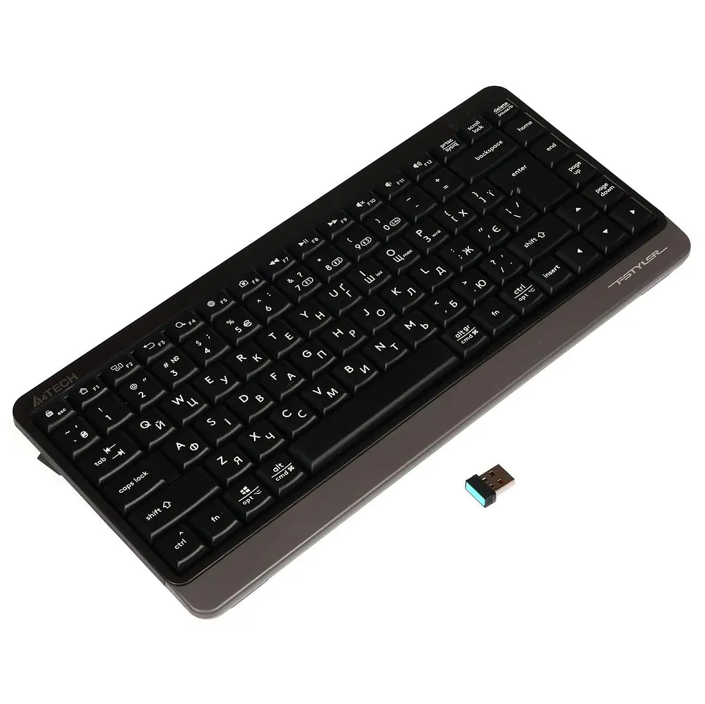 Клавіатура A4Tech Fstyler FBK11 Wireless Grey (FBK11 (Grey)) - фото 4