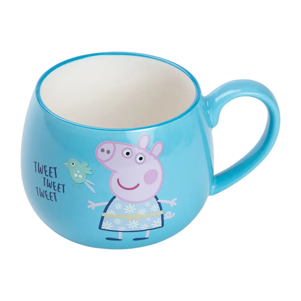 Чашка порцелянова Peppa Pig 400 мл, блакитний Yiwu HP-15-14 - фото 11