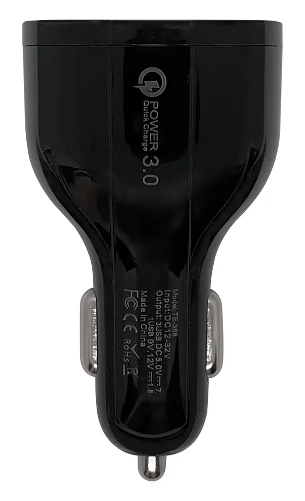 Автомобильное зарядное устройство XON UniLink Type-C 15W (PD15) + QC3.0 + 5V/3.1A Black (CU2A1C30QB 3425) - фото 7