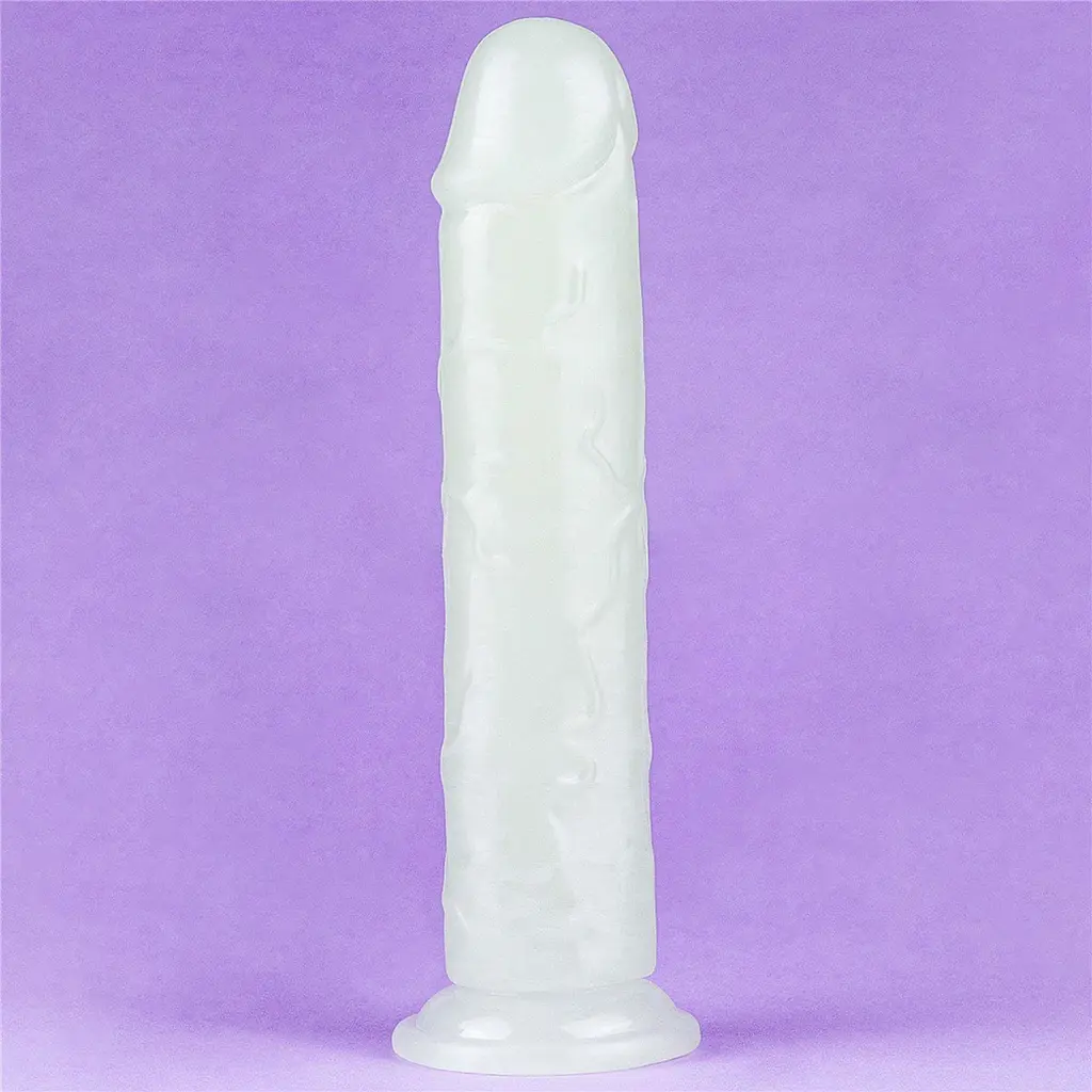 Фалоімітатор неоновий Lumino Play Dildo 21 см синій - фото 14