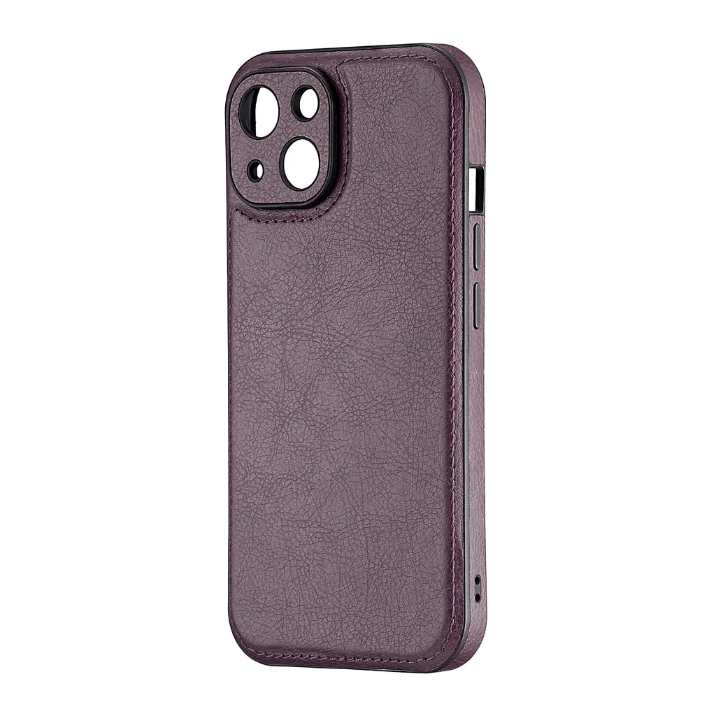 Чохол Jinduka Leather Protected Camera iPhone 15 Purple