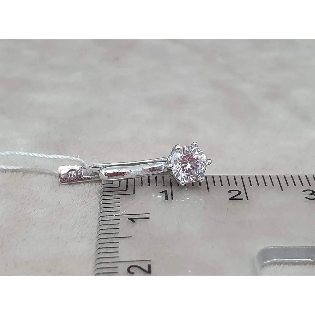 Срібні сережки Агні КАКАО з фіанітами. 2697/9Р-CZ - фото 5