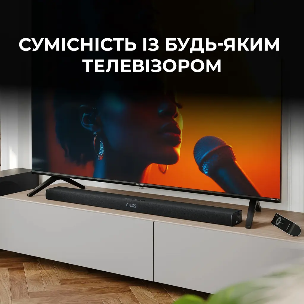 Саундбар Sharp HT-SBW320 Black - фото 5