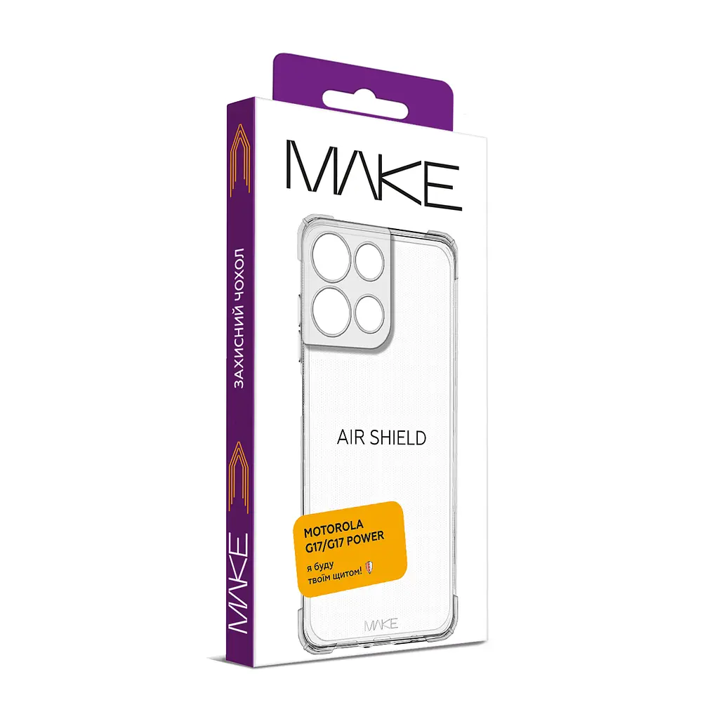 Чохол MAKE Motorola G17/G17 Power AirShield - фото 3