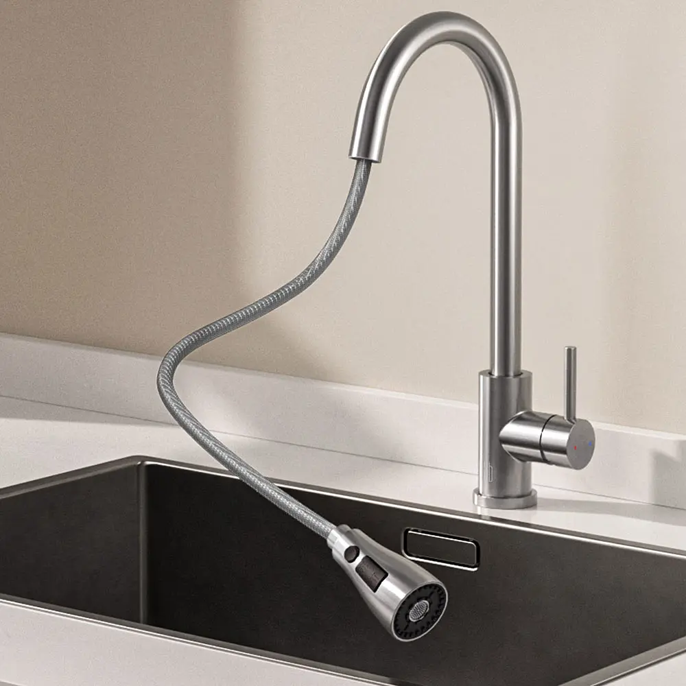 Висувний кухонний змішувач Xiaomi DIIIB Pull-out Kitchen Faucet (DXCF021) - фото 5