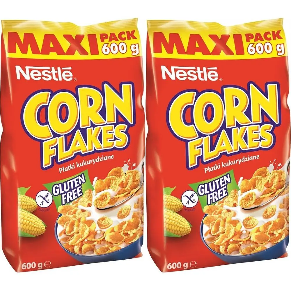 Готовый сухой завтрак Nestle Corn Flakes с витаминами 600 г. - фото 2