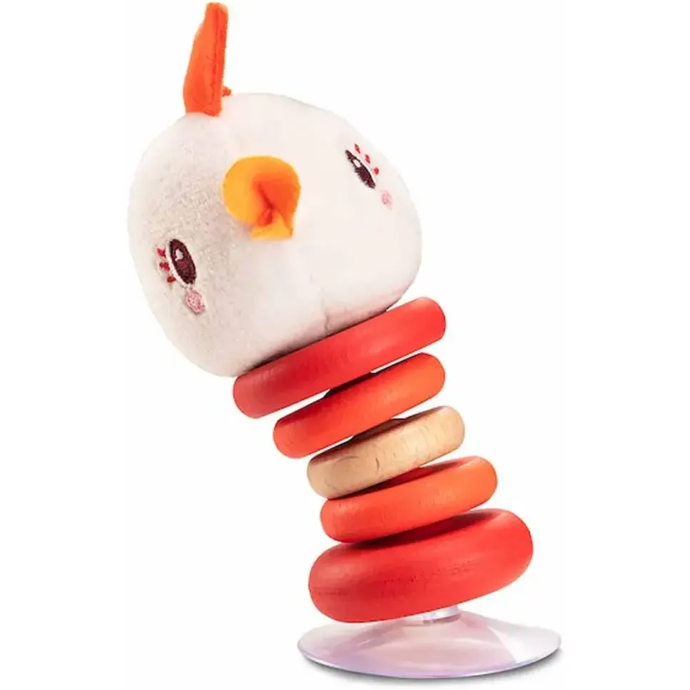 Погремушка на присоске Lilliputiens Курочка Полетт (83401) - фото 2