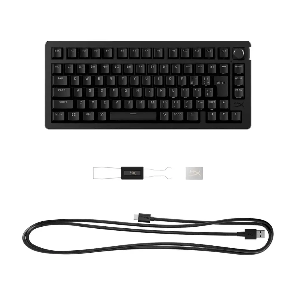 Клавіатура HyperX Alloy Rise 75 PBT HX Red Wireless UA Black (91Y91AA) - фото 5
