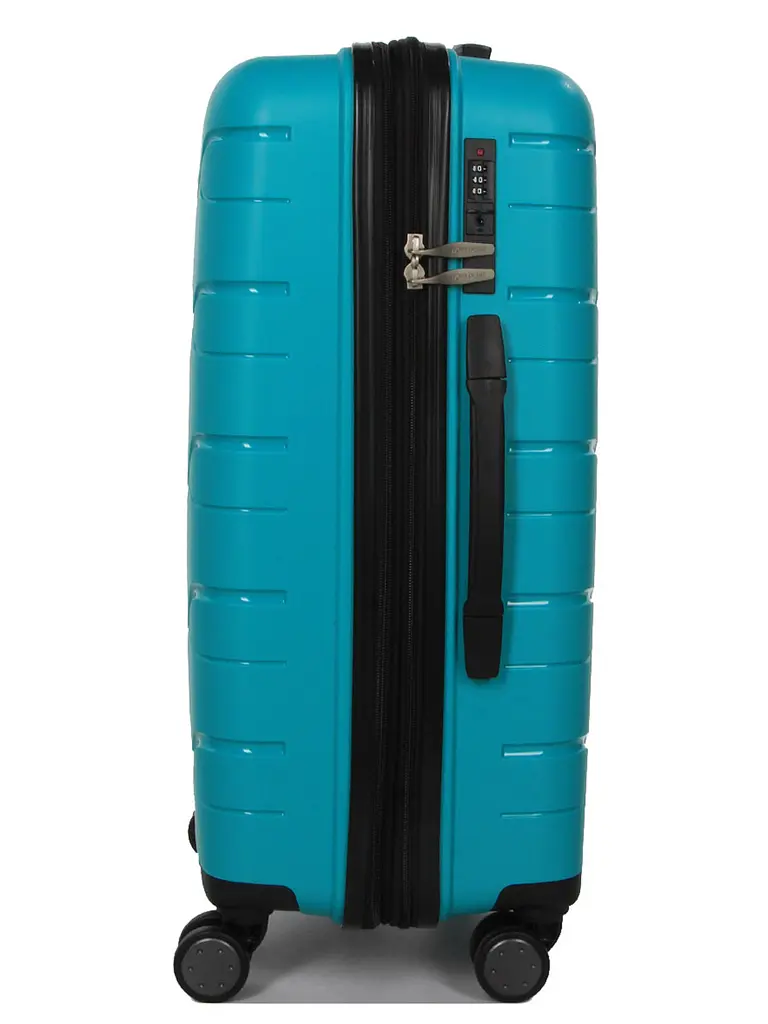 Валіза середня M поліпропілен Worldline Airtex 282 74л 64×41×26см Бірюзова - фото 5