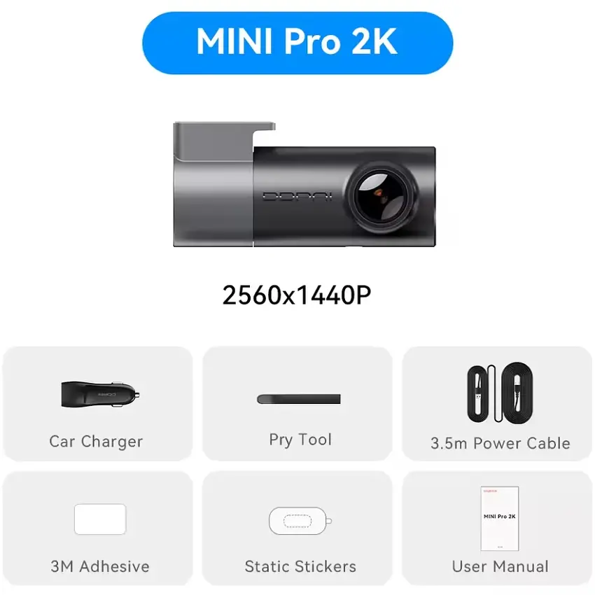 Відеореєстратор DDPAI Dashcam Mini Pro 2K - фото 3