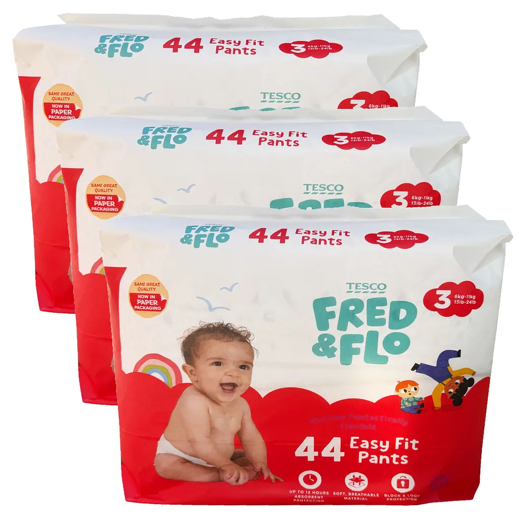 Підгузки - трусики Fred & Flo розмір 3 (6-11 кг), 132 шт